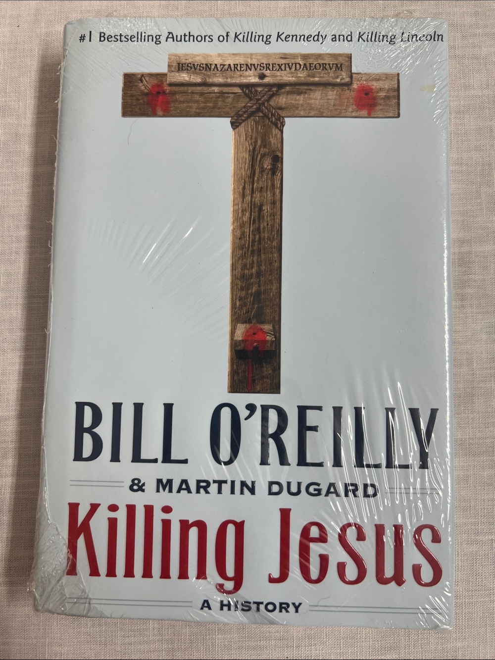 🌞 Bill O'Reilly Killing Jesus Paperback - White Cover with Red Text